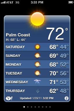 Palm Coast, FL weather - from GoToby.com